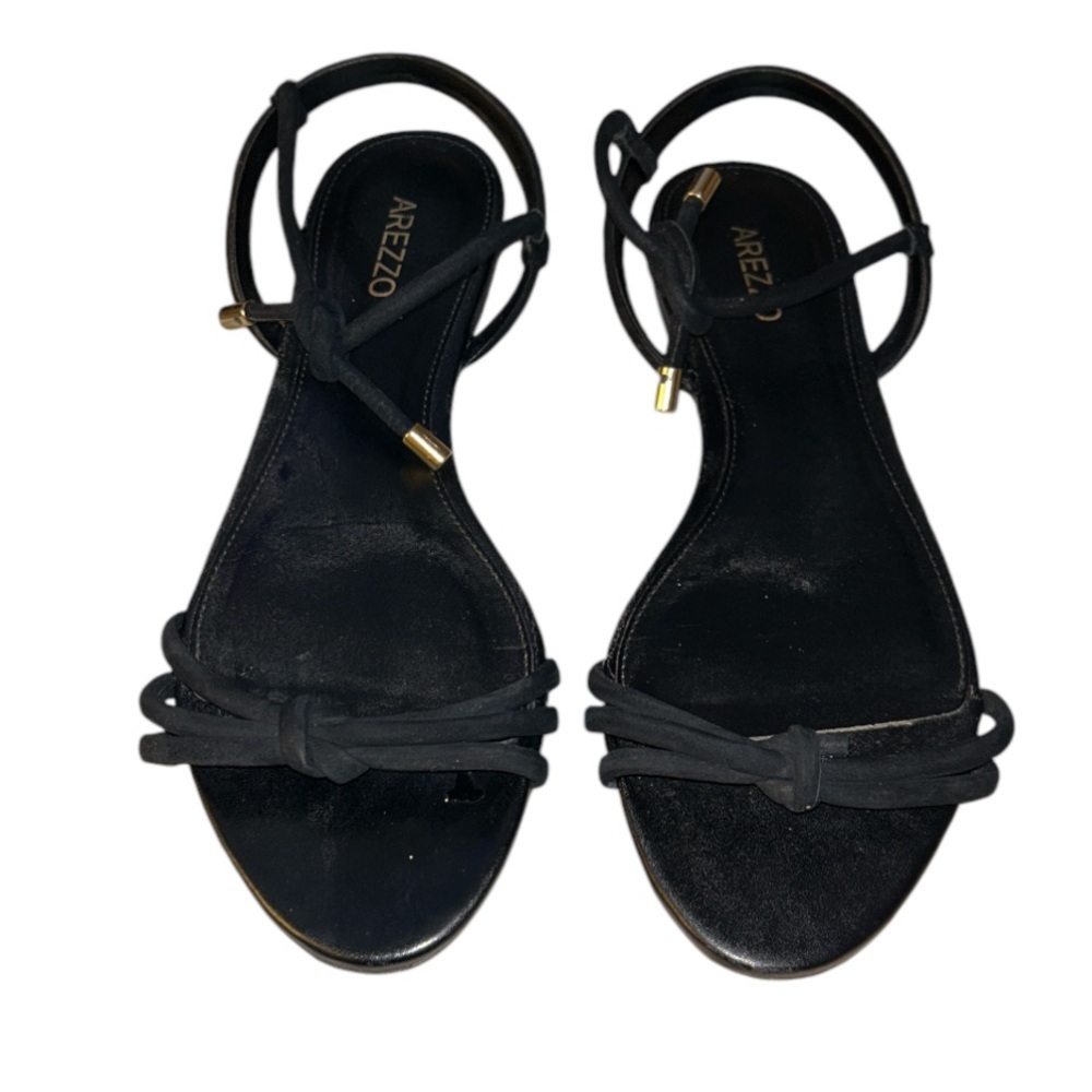 AREZZO Camila Flat Sandal IN black size 40